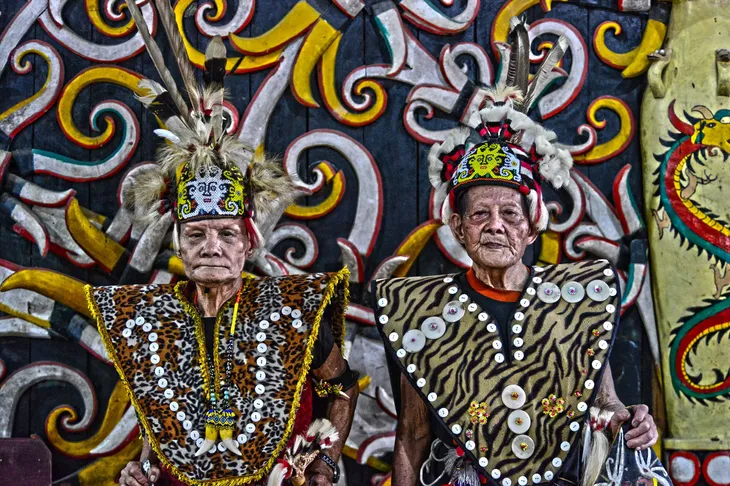 Tradisi Unik Ritual Mandikan Tengkorak Warga Dayak di Kalimantan